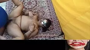 this horny indian babe bends over for close-up doggystyle from her webcam guy at the party