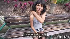 Busty Latina Cleaning Lady Bent Over and Fucked Rough for Visa Quickie