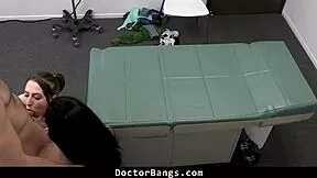 Patient, you ready for Nurse Sheena Ryder to suck that monster cock before the doctor bangs you doggystyle?