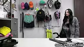 stepmom can't look away while her stepdaughter takes that huge cock at work