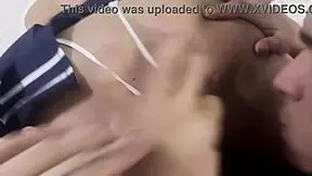 Young guy licks half-sis pussy