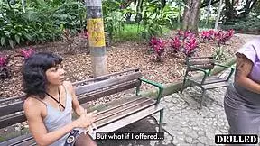 Busty Latina Cleaning Lady Bent Over and Fucked Rough for Visa Quickie