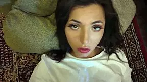 Stepbrother enters stepsister's room for close intimate encounter