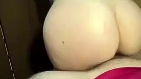 BIG ASS COLLEGE ROOMMATE wakes up horny craving FAT COCK DOGGYSTYLE RIDE all night