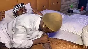 Petite Ebony Nurse Rides BBC Patient at Home