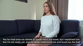 shy russian teen cili kocsonya fingers in virgin casting