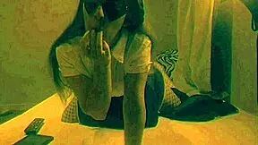 homework have to wait again i need to cum hard while im alone horny skinny student babe in skirt masturbating