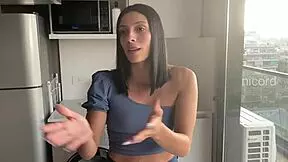 can this latina teen slut's wet pussy convince boss to close the deal