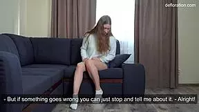 shy russian teen cili kocsonya fingers in virgin casting