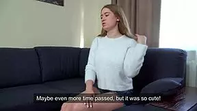 shy russian teen cili kocsonya fingers in virgin casting