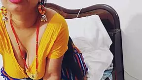 Indian bhabhi rides dever cowgirl with dirty talk and wet pussy grind