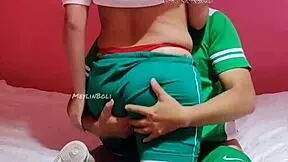 hey check out this cute 18yo mexican schoolgirl virgin getting fucked raw by her classmate at home