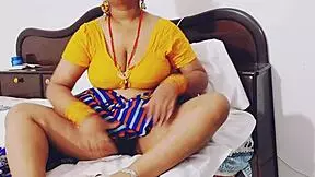 Indian bhabhi rides dever cowgirl with dirty talk and wet pussy grind