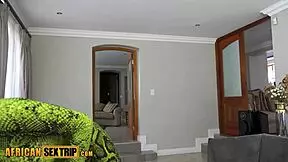 Big tits Kenyan teen gets sweaty horny bends over for ebony hardcore doggystyle after class