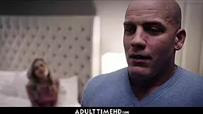 stepdaughter unwraps stepdad's cock for her special birthday fuck