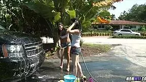 Hey, these car wash cougars wanna fuck right now