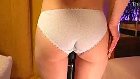 caressing her cute panty-covered booty feels so teasing 😏🍑