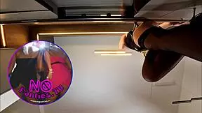 Think her tight shaved pussy's ready for porn casting?