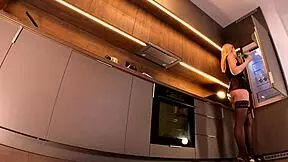 Think her tight shaved pussy's ready for porn casting?