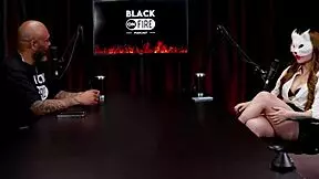 victoria rubro squirts hard on big black cock while cuckold hubby watches humiliated