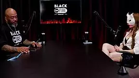 victoria rubro squirts hard on big black cock while cuckold hubby watches humiliated