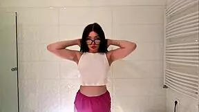 wanna see this college cutie flash her panties in that tiny skirt?