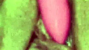 Sex machine rams deep into her wet pussy