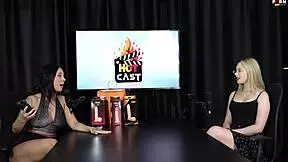 Watch Vivan Lola And Vitória Beatriz In Sheer Red Interview Full Of Dirty Outdoor BDSM Casting Fun