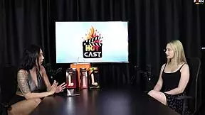 Watch Vivan Lola And Vitória Beatriz In Sheer Red Interview Full Of Dirty Outdoor BDSM Casting Fun