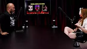 victoria rubro squirts hard on big black cock while cuckold hubby watches humiliated