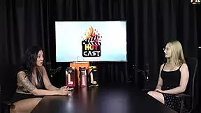 Watch Vivan Lola And Vitória Beatriz In Sheer Red Interview Full Of Dirty Outdoor BDSM Casting Fun