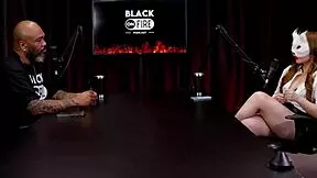 victoria rubro squirts hard on big black cock while cuckold hubby watches humiliated