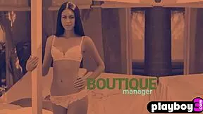 petite milf strips lingerie to pose her big ass and sexy body