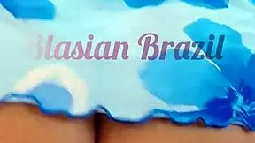 he pulls out the condom to creampie that hot married latina's ass lina nakamura takes it deep