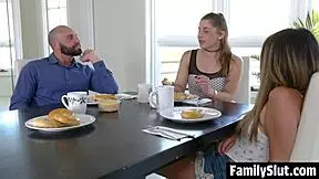 Stepdad Pounds Athena Faris' Tight Young Pussy Doggystyle POV