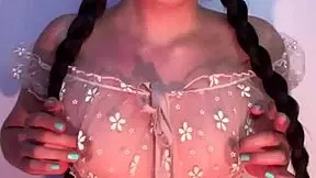 Young Colombian Girlfriend Fingers Her Juicy Wet Pussy Until She Cums Hard Solo