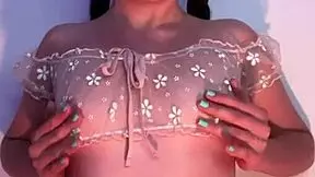 Young Colombian Girlfriend Fingers Her Juicy Wet Pussy Until She Cums Hard Solo