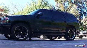 skinny small tits teen craves stranger cum in wild mmf threesome