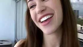 WOW Lovely Cute Bikini Girl Sucks Cock Hard!