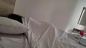 Craving my curvy stepmom's big hairy pussy in that shared hotel bed?