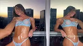 hey wife won't give hubby her ass so he calls me to take it in dorm roommate lingerie dildo heels