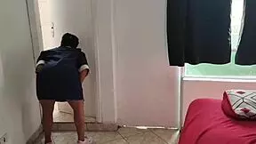 naughty hotel maid strips and gets fucked deep by guest