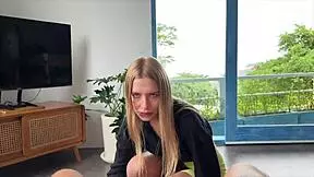 Dad's New Girlfriend Gives Me A Quick Outdoor Blowjob