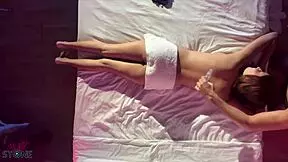 hidden cam catches 18yo colombian masseuse licking oiled tits ass sensual missionary