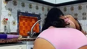 Blues' Big Ass Swallows Massive Dildo Deep