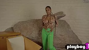 LOOK AT NYLA'S PERFECT EBONY BODY EXPOSED WITH BIG TITS AND HUGE ASS!