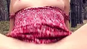 Mia Bandini petite teen anal creampie in forest picnic