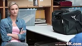 gorgeous blonde teen bent over gettin pounded in storage room... wanna join? 😏