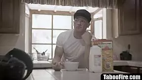 step-brother sneaks in to pound step-sister while parents sleep nearby