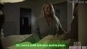 latina milf seduces stepdad creampie fills shoes taboo sub español